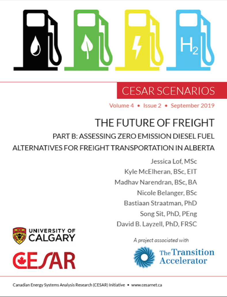 Front cover of the new Future of Freight (Part B) report from CESAR
